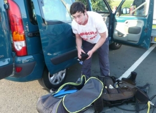  Preparing the equipment for diving